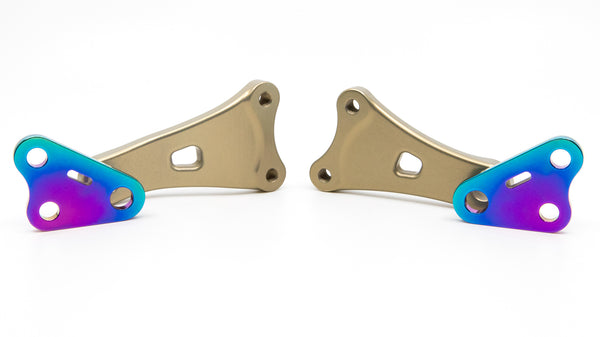 2017-20 Honda CRF450R / CRF450RX Aluminum Engine Hangers and Titanium Brackets