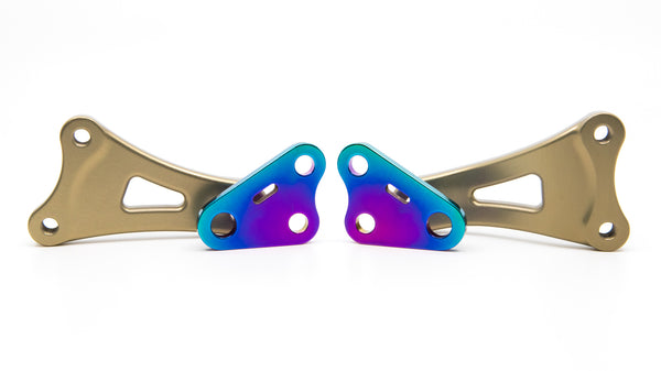 2017-20 Honda CRF450R / CRF450RX Aluminum Engine Hangers and Titanium Brackets