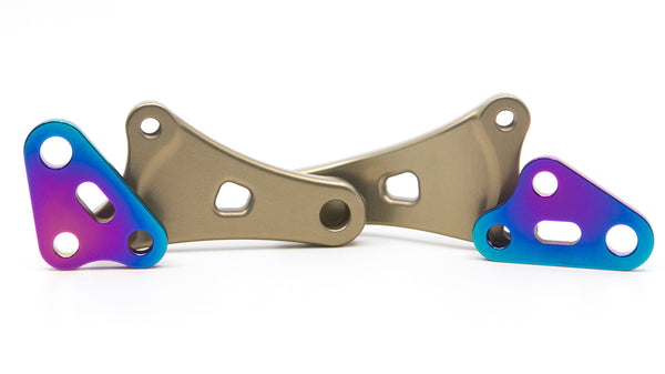 2017-20 Honda CRF450R / CRF450RX Aluminum Engine Hangers and Titanium Brackets