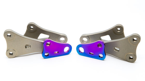 2019-2023 Kawasaki KX450 Aluminum Engine Hangers and Titanium Brackets