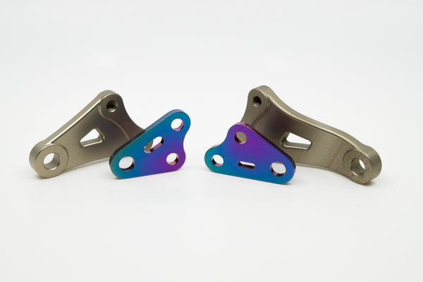 2018-21 Honda CRF250R / CRF250RX Aluminum Engine Hangers and Titanium Front Engine Brackets