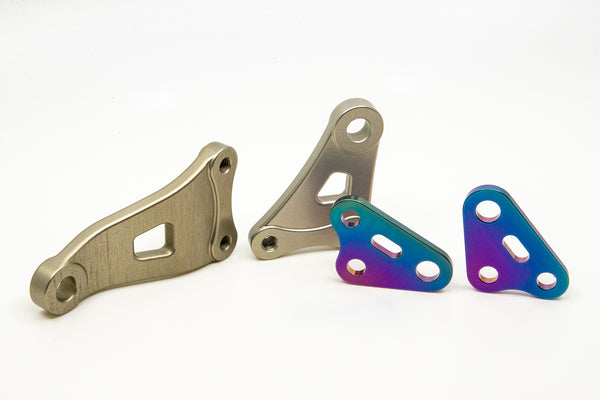 2018-21 Honda CRF250R / CRF250RX Aluminum Engine Hangers and Titanium Front Engine Brackets