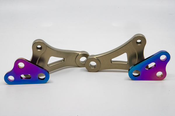 2019-2024 Honda CRF450X / CRF450L Top Aluminum Hangers and Lower Titanium Brackets