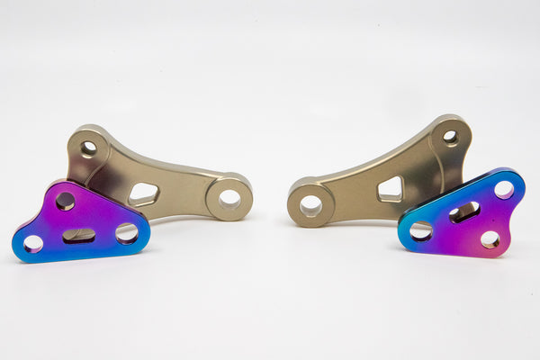 2019-2024 Honda CRF450X / CRF450L Top Aluminum Hangers and Lower Titanium Brackets