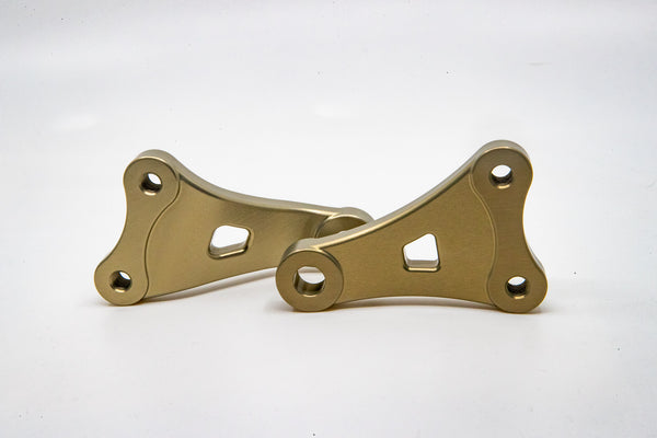 2019-2024 Honda CRF450X / CRF450L Top Aluminum Hangers and Lower Titanium Brackets